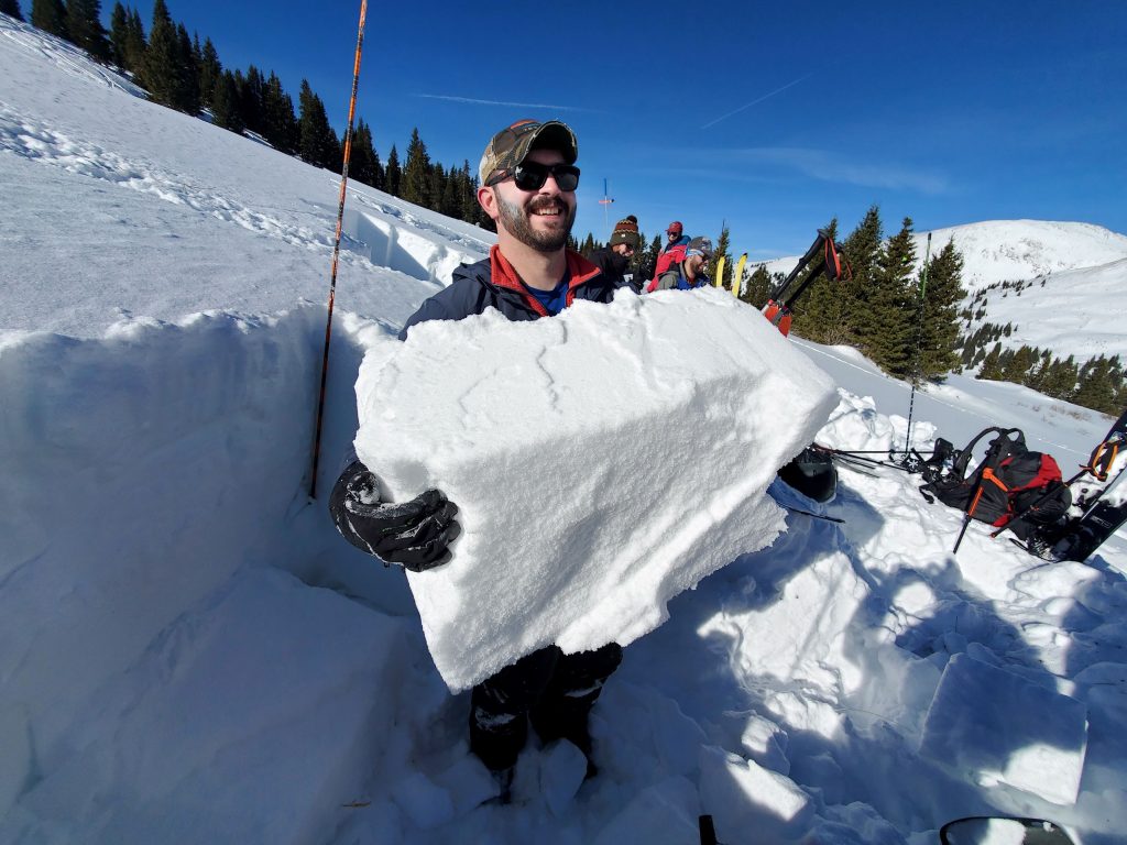 Learning To Dig A Snow Pit in AIARE 1