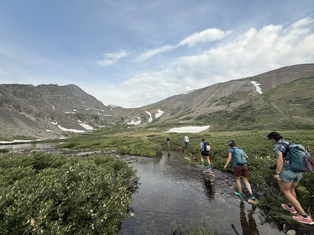 13er crystal peak ascent