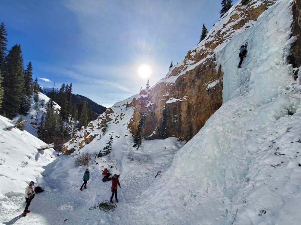 ice climbing course