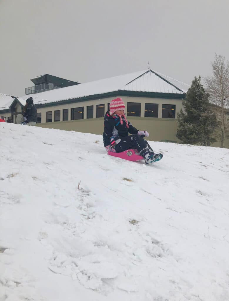 silverthorne sledding