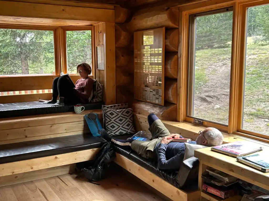 Afternoon at Francie's cabin