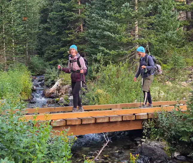 hike to francie's creek crossing
