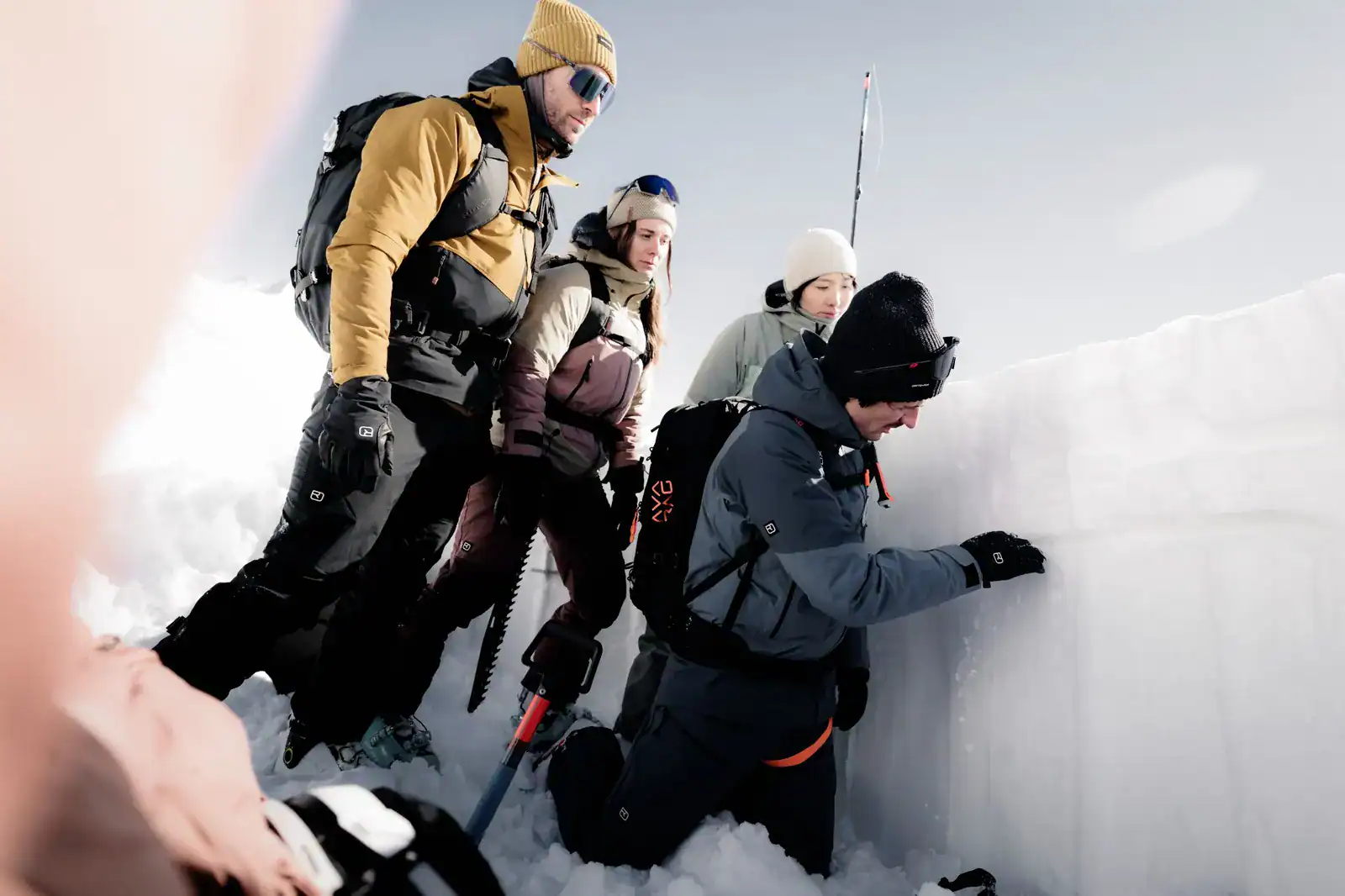 avalanche snowpit